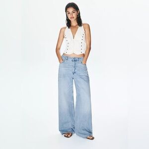 Pull&Bear Blue baggy Jeans size 8